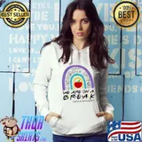 Rainbow We Are On A Break Educator Off Duty Teacher Summer T-Shirt