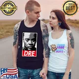 Red and black graphic dre rapper Tank Top