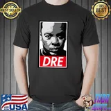 Red and black graphic dre rapper shirt