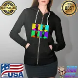 Retro color style snoop dogg rapper Full Zip Hooded