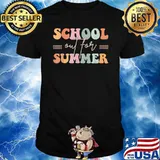 Retro Last Day Of School Schools Out For Summer Teacher T-Shirt