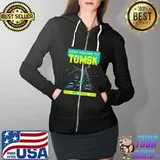Stop Moving to Tomsk We Full Funny Traffic Humor Rush Hour Premium T-Shirt Full Zip Hooded