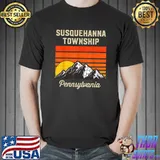 Susquehanna township Pennsylvania Retro City State USA T-Shirt Unisex