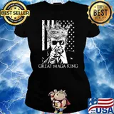 The Great Maga King Funny Trump Ultra Maga King T-Shirt Ladies tee