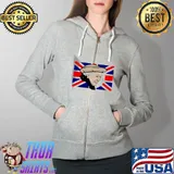 The Queens Platinum Jubille Shirt Full Zip Hooded