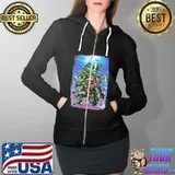 TMNT Ninja Turtle Midnight Shirt Full Zip Hooded