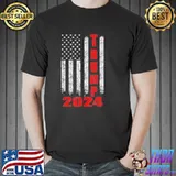Trump 2024 America Flag Shirt