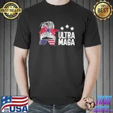 Ultra Maga Messy Bun T-Shirt