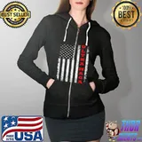 Ultra Maga Proud Ultra-Maga 2022, Ultra Ultra Maga US Flag T-Shirt Full Zip Hooded