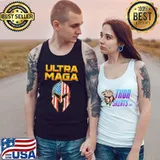 Ultra maga proud ultramaga patriotic American 1776 Tank Top