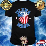 Ultra Maga, Ultra-Maga, Proud, Distressed T-Shirt
