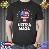 Ultra maga vintage American flag ultramaga shirt