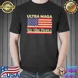 Ultra maga vintage American flag ultramaga retro shirt