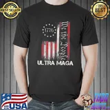 Ultra maga vintage American flag ultramaga us flag shirt