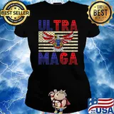 Ultra Mega Eagle 2022 Flag Eagle T-Shirt Ladies tee