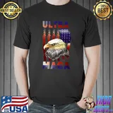 Ultra Mega Eagle with the flag T-Shirt Unisex