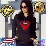 Ultra Mega Patriotic Trump Eagle Vote Trump 2024 4th Of July T-Shirt