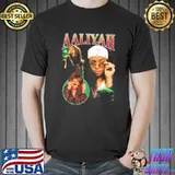 Vintage aaliyah bootleg singer r&b shirt