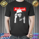 Vintage aaliyah music hip hop 90s shirt