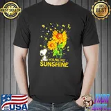 You're my sunshine snoopy woodstock sunflower shirt