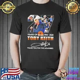 27 years of 19932020 thank you for the memories toby keith shirt