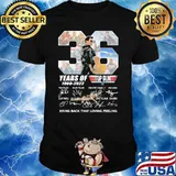 36 years of top gun bring back that loving feeling signatures shirt