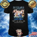 50 years eagles hotel california thank memories signatures shirt