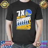 7x golden state warriors champions NBA 2022 shirt