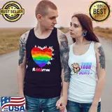 A Womana Place Is In The Revolution LGBT Heart Shirt Tank Top