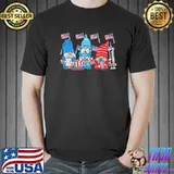 American gnomes nurse 4th of july scrub top patriot shirt