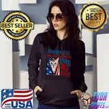 American Shorthair Happy 4th Of July Independence Day T-Shirt Hoodie