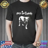 Angry dog affected alice in chains band shirt