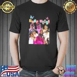 Asap rocky rap black oversized with butterfly graphic shirt