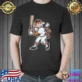 Auburn tigers aubie at bat shirt