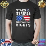 Aviator USA Flag Sunglasses Stars Stripes Reproductive Right T-Shirt