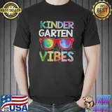 Back To School Kindergarten Vibes Shirt 1st Day Teacher Kids T-Shirt