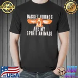 Basset hounds are my spirit animals basset hound shirt