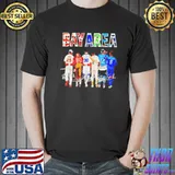 Bay area sports teams players shirt