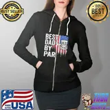 Best Dad By Par Disc Golf Shirt Full Zip Hooded
