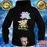 Best Grandma Ever Mickey Baby Yoda Shirt Hoodie
