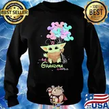 Best Grandma Ever Mickey Baby Yoda Shirt Sweater