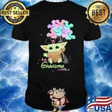 Best Grandma Ever Mickey Baby Yoda Shirt