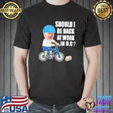 Biden bike meme ridin' bicycle should he go back to DC shirt