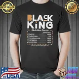 Black King Nutrition Facts Shirt Unisex