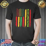 Black Live Matter America Flag Shirt