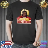 Blk Rodeo African American Cowgirl Box Logo Premium T-Shirt