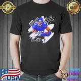 Bobby wagner los angeles rams stripes signature shirt
