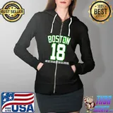 Boston 18 Celebration T-Shirt Full Zip Hooded