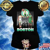 Boston Celtics Hold Hand Shirt Ladies tee