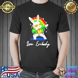 Bunny dabbing love errbody shirt
